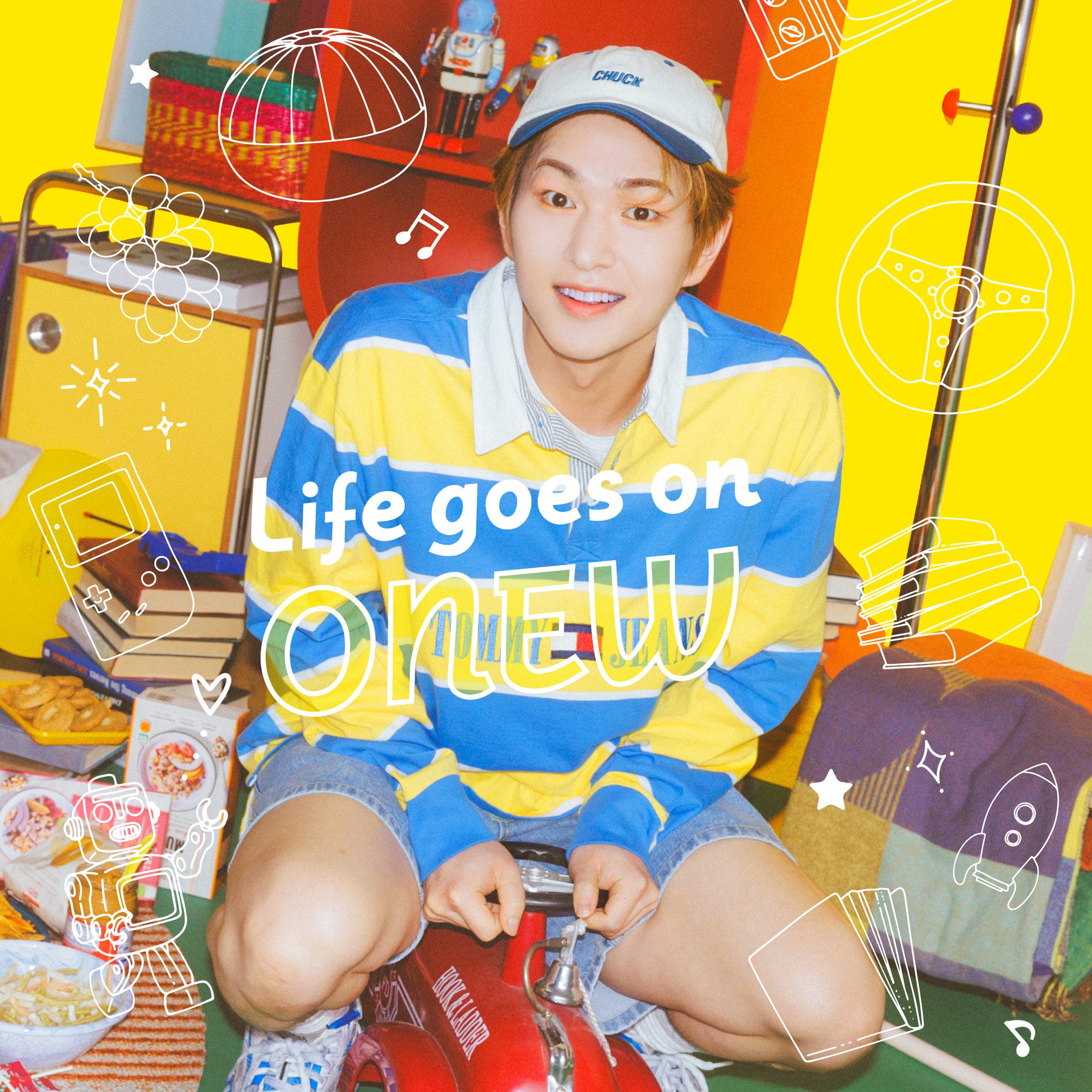 ONEW JAPAN 1st ALBUM『Life goes on』の新ビジュアル＆全形態
